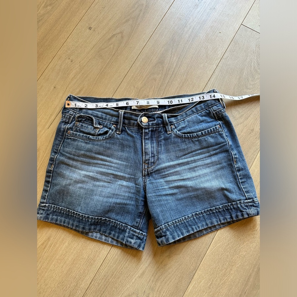 Old navy - mid rise- blue Jean shorts - size 4